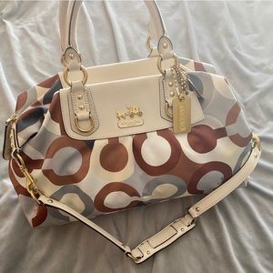 Coach Satin & Leather Purse